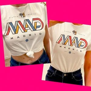 Nikki - Typographia Unisex Madrid Cotton T-Shirt